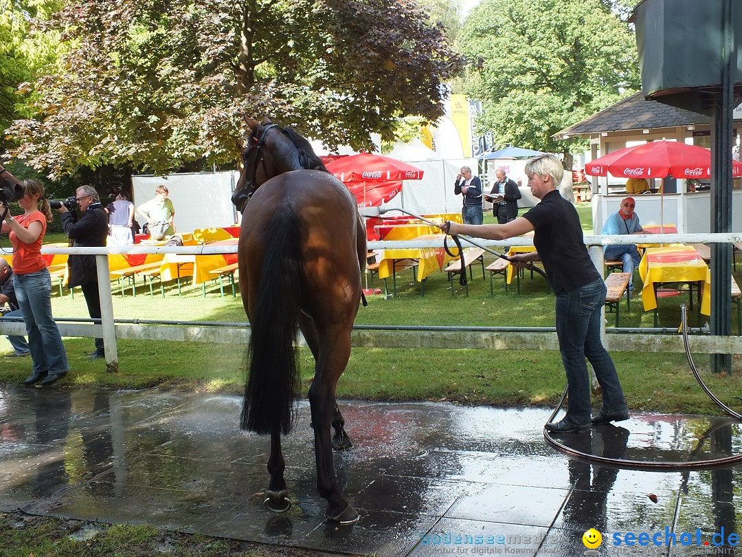 Pferderennen auf Galopprennbahn Iffezheim: Baden-Baden, 25.08.2013