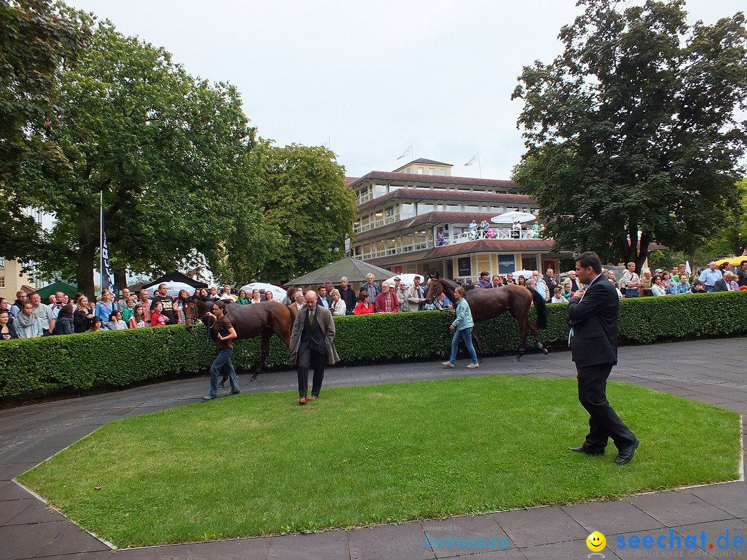 Pferderennen auf Galopprennbahn Iffezheim: Baden-Baden, 25.08.2013