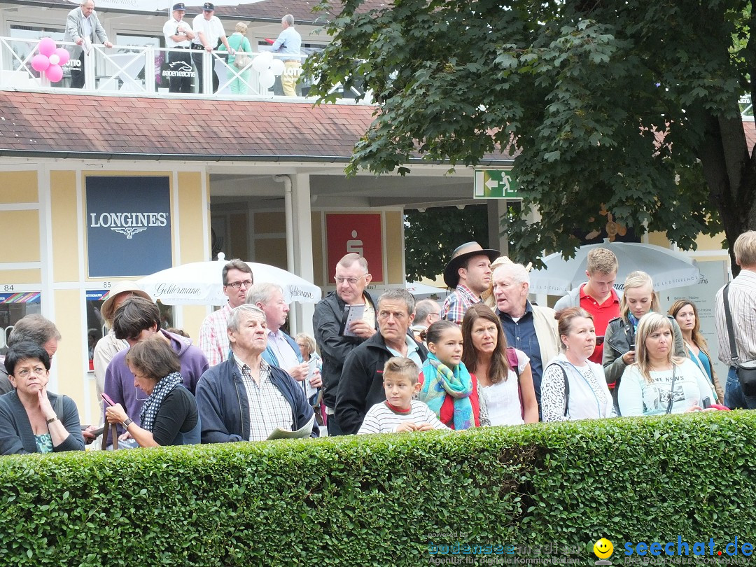 Pferderennen auf Galopprennbahn Iffezheim: Baden-Baden, 25.08.2013