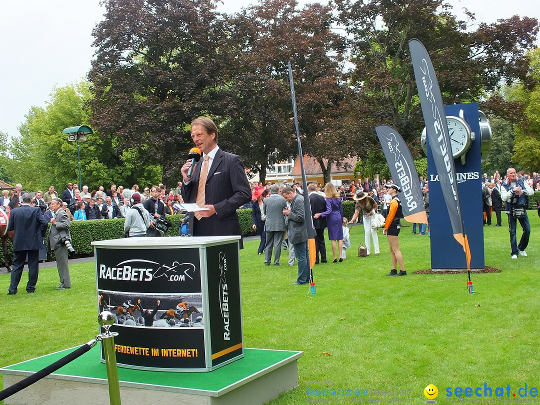 Pferderennen auf Galopprennbahn Iffezheim: Baden-Baden, 25.08.2013