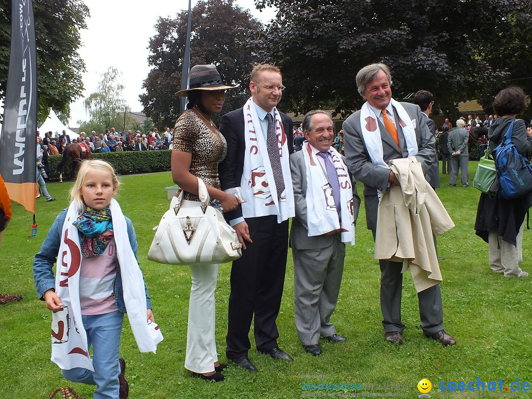 Pferderennen auf Galopprennbahn Iffezheim: Baden-Baden, 25.08.2013