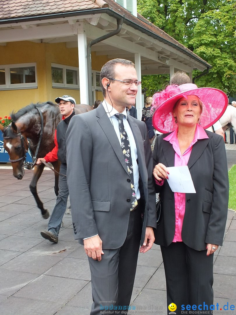 Pferderennen auf Galopprennbahn Iffezheim: Baden-Baden, 25.08.2013