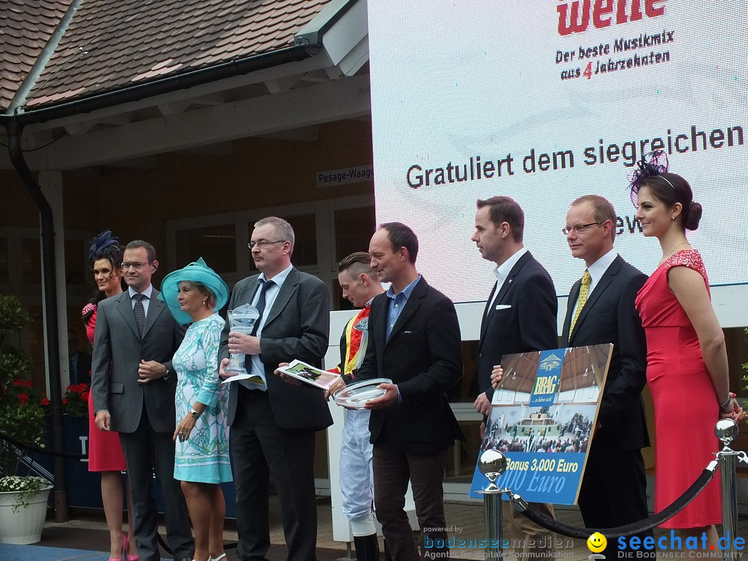 Pferderennen auf Galopprennbahn Iffezheim: Baden-Baden, 25.08.2013