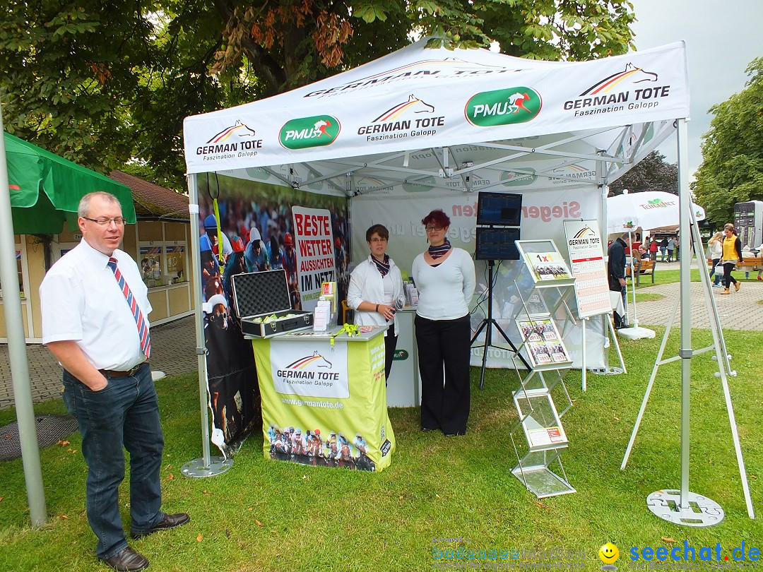 Pferderennen auf Galopprennbahn Iffezheim: Baden-Baden, 25.08.2013