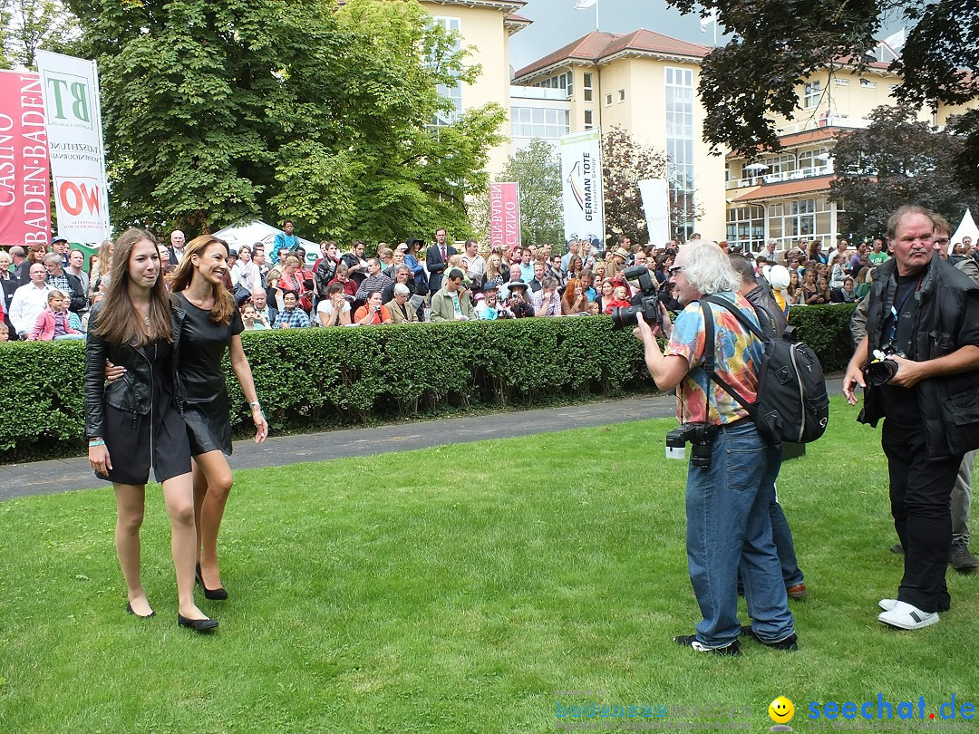 Pferderennen auf Galopprennbahn Iffezheim: Baden-Baden, 25.08.2013