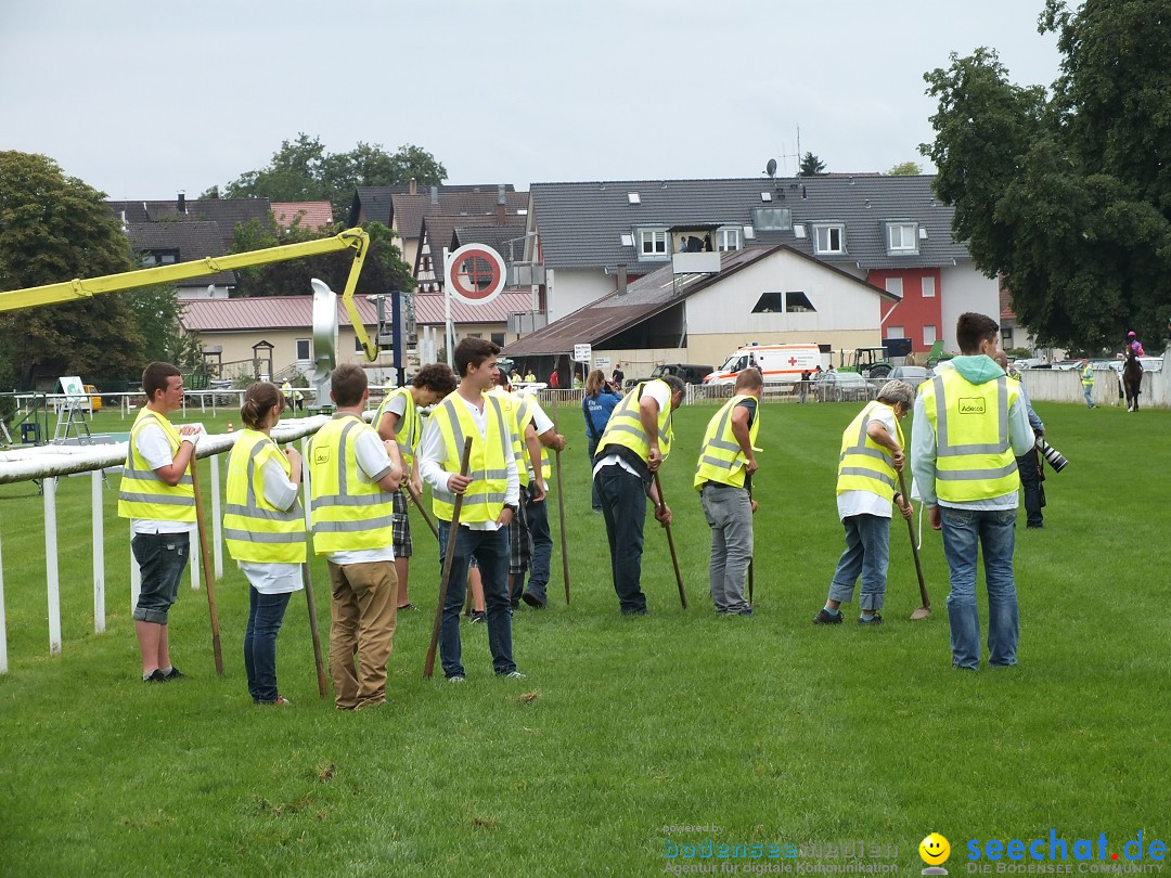 Pferderennen auf Galopprennbahn Iffezheim: Baden-Baden, 25.08.2013