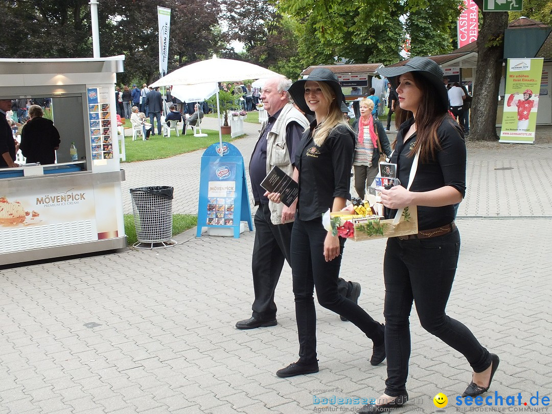 Pferderennen auf Galopprennbahn Iffezheim: Baden-Baden, 25.08.2013