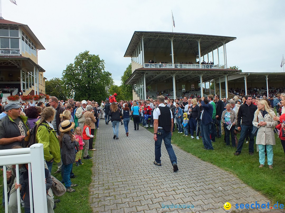 Pferderennen auf Galopprennbahn Iffezheim: Baden-Baden, 25.08.2013