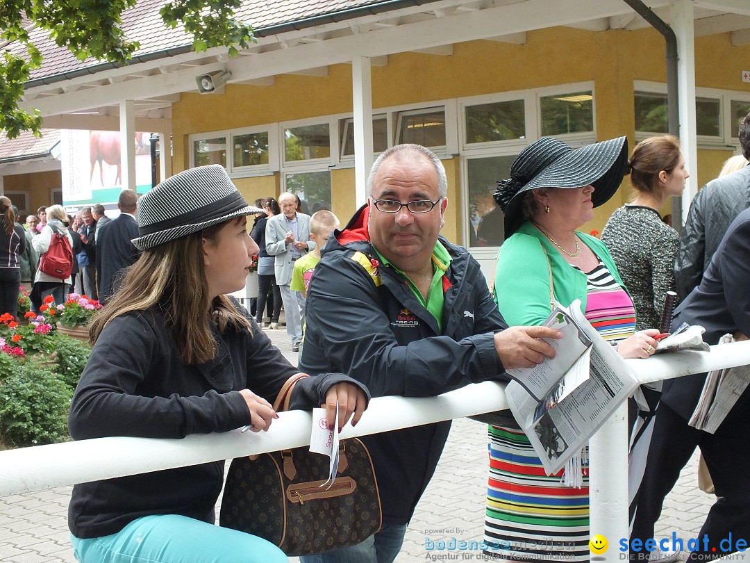 Pferderennen auf Galopprennbahn Iffezheim: Baden-Baden, 25.08.2013