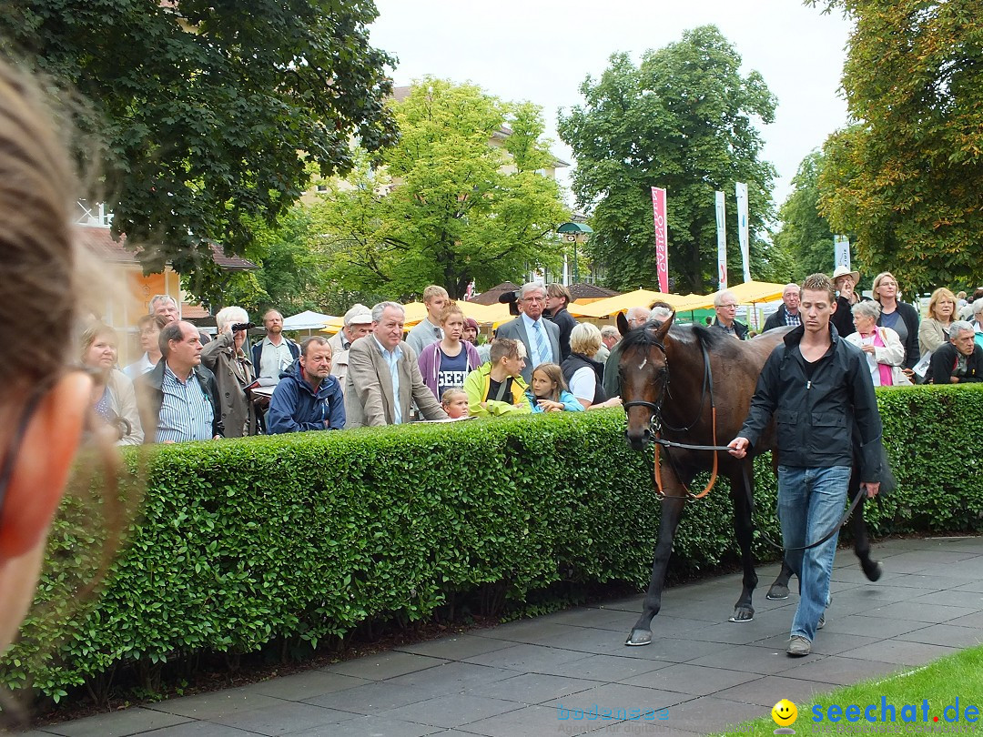 Pferderennen auf Galopprennbahn Iffezheim: Baden-Baden, 25.08.2013