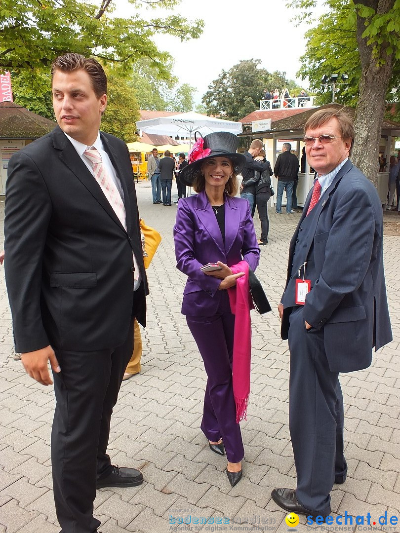 Pferderennen auf Galopprennbahn Iffezheim: Baden-Baden, 25.08.2013