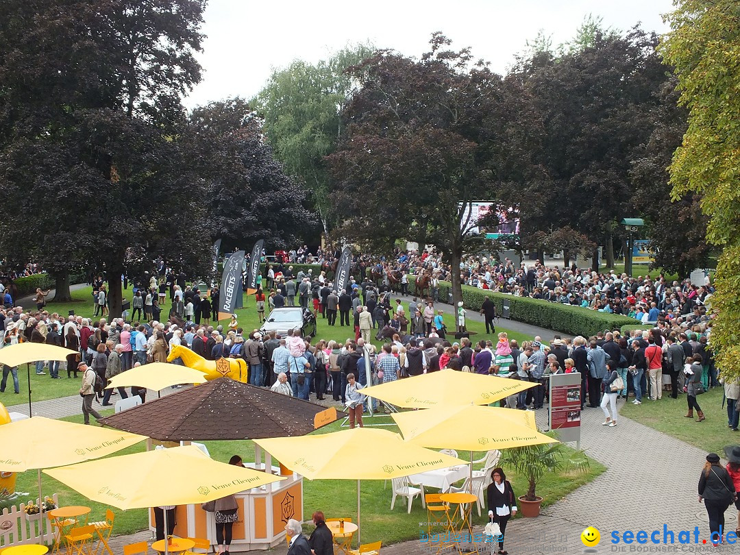 Pferderennen auf Galopprennbahn Iffezheim: Baden-Baden, 25.08.2013