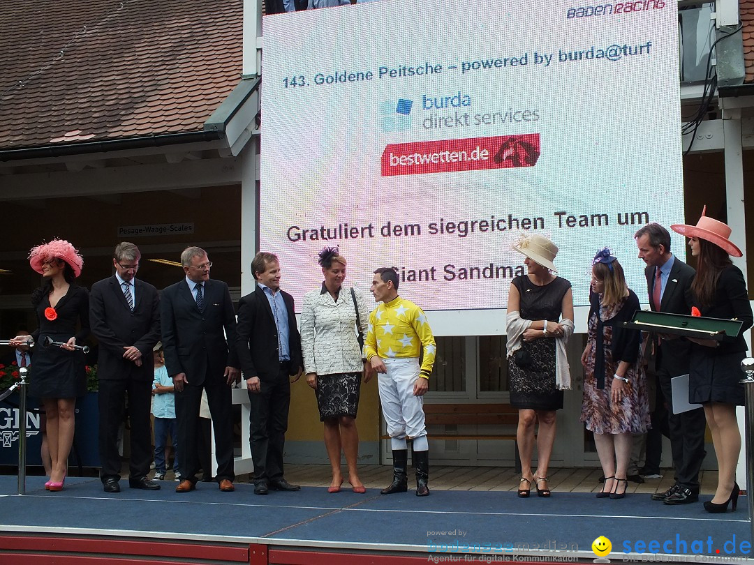 Pferderennen auf Galopprennbahn Iffezheim: Baden-Baden, 25.08.2013