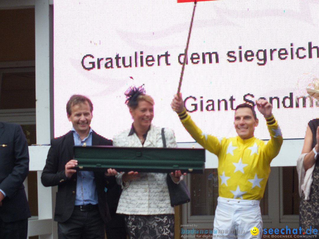 Pferderennen auf Galopprennbahn Iffezheim: Baden-Baden, 25.08.2013