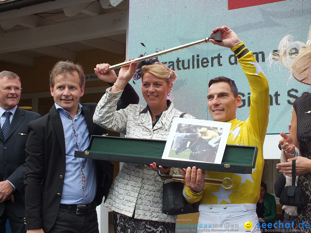 Pferderennen auf Galopprennbahn Iffezheim: Baden-Baden, 25.08.2013