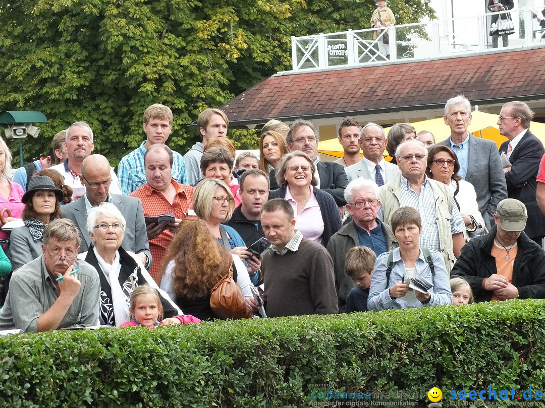 Pferderennen auf Galopprennbahn Iffezheim: Baden-Baden, 25.08.2013