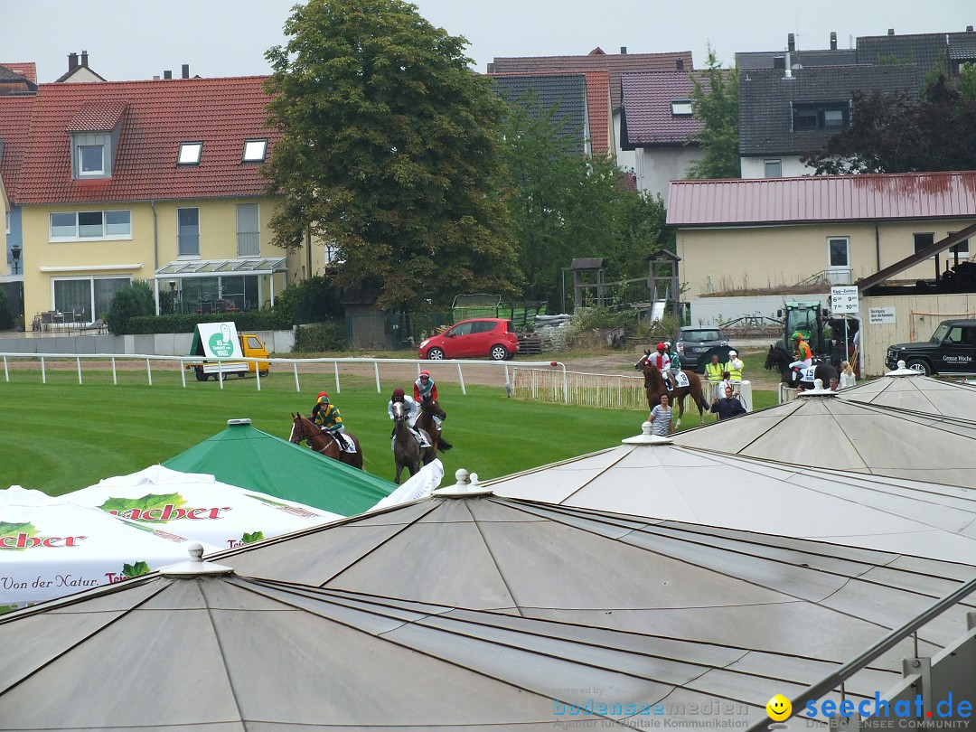 Pferderennen auf Galopprennbahn Iffezheim: Baden-Baden, 25.08.2013