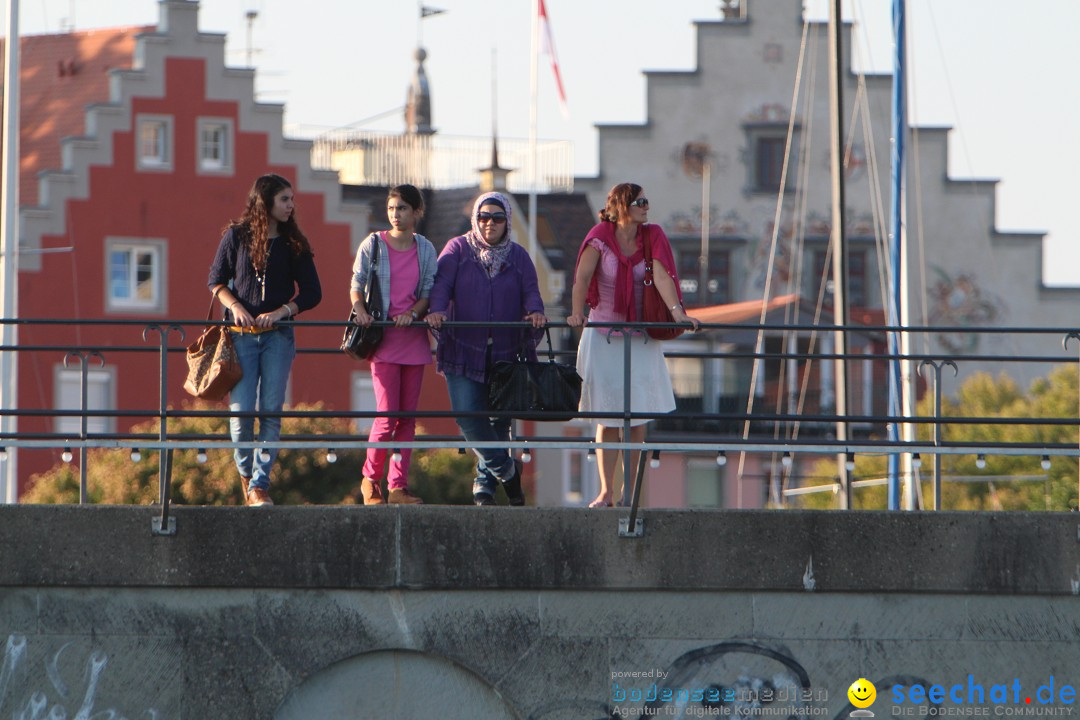 Bodenseequerung: Bruno Baumgartner: Bregenz am Bodensee, 30.08.2013