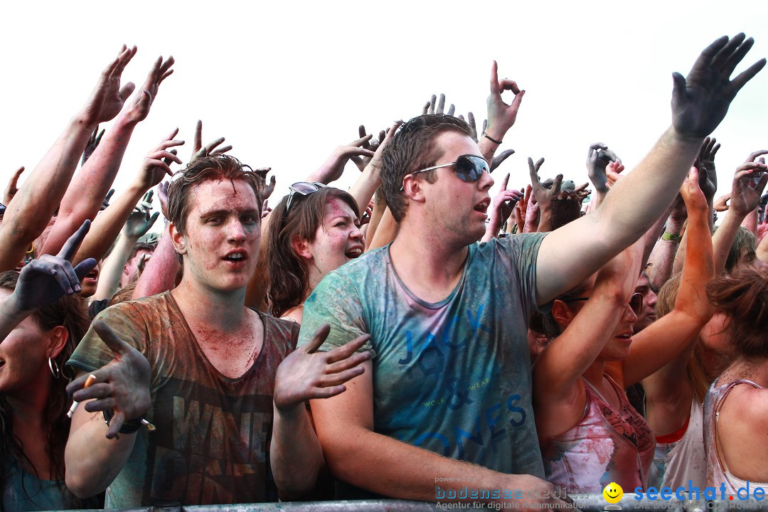 HOLI Festival of Colors mit DJ Antoine: Ravensburg am Bodensee, 31.08.2013