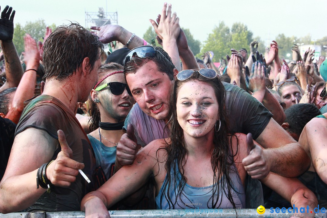 HOLI Festival of Colors mit DJ Antoine: Ravensburg am Bodensee, 31.08.2013