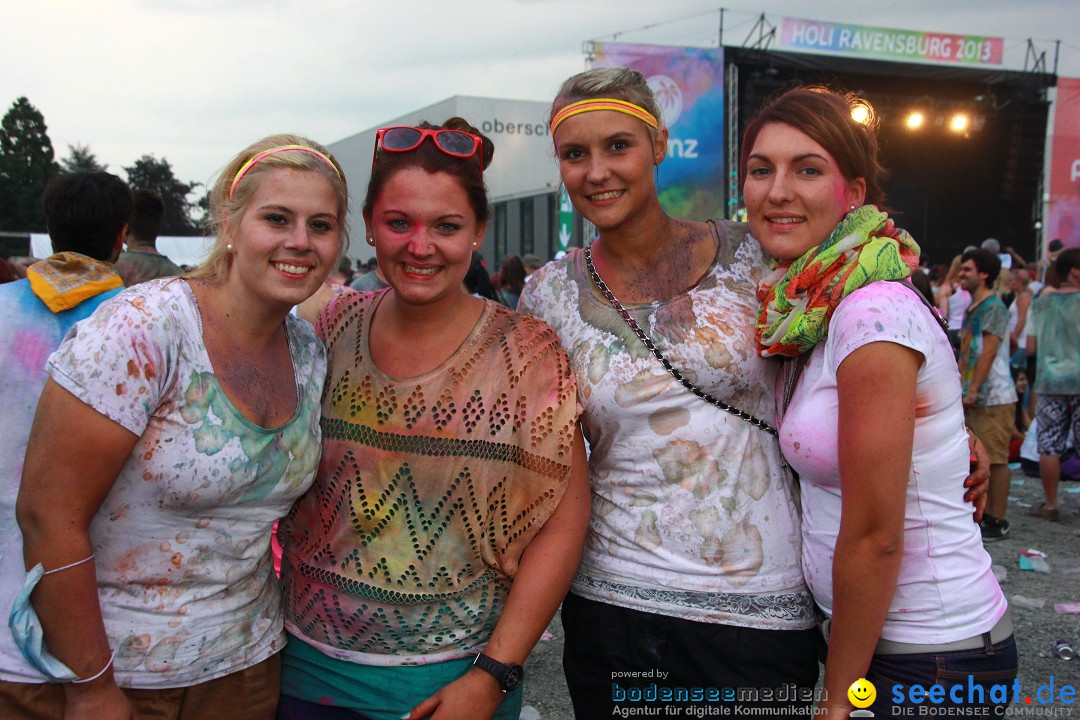 HOLI Festival of Colors mit DJ Antoine: Ravensburg am Bodensee, 31.08.2013