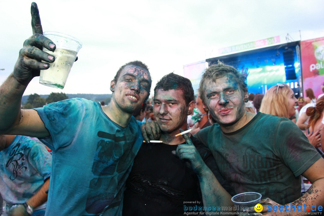 HOLI Festival of Colors mit DJ Antoine: Ravensburg am Bodensee, 31.08.2013