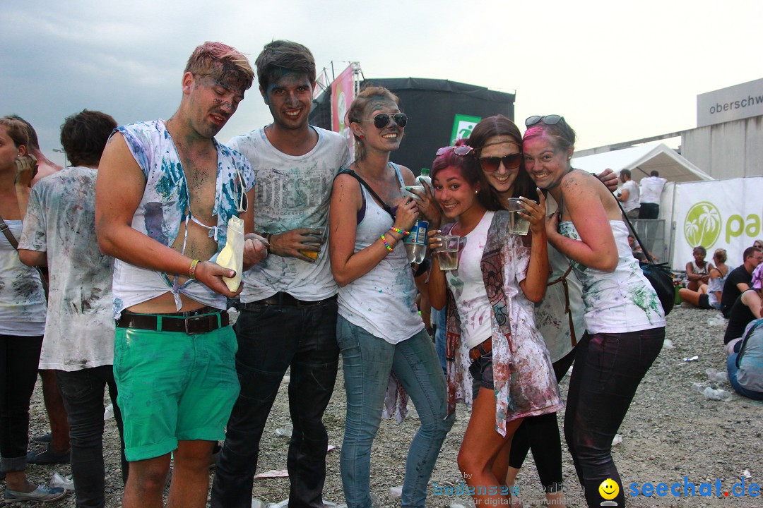 HOLI Festival of Colors mit DJ Antoine: Ravensburg am Bodensee, 31.08.2013