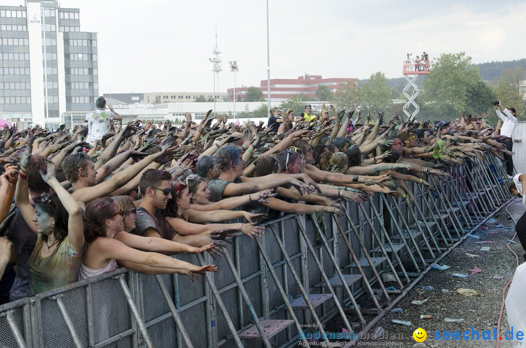 HOLI Festival of Colors mit DJ Antoine: Ravensburg am Bodensee, 31.08.2013