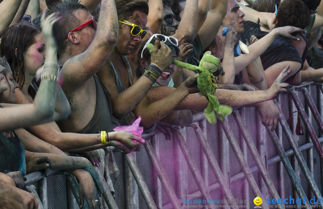 HOLI Festival of Colors mit DJ Antoine: Ravensburg am Bodensee, 31.08.2013