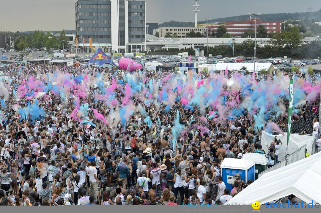 HOLI Festival of Colors mit DJ Antoine: Ravensburg am Bodensee, 31.08.2013