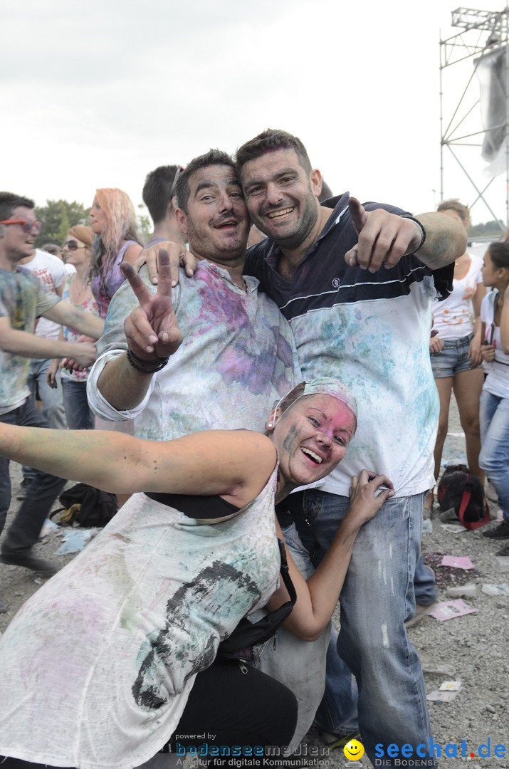 HOLI Festival of Colors mit DJ Antoine: Ravensburg am Bodensee, 31.08.2013