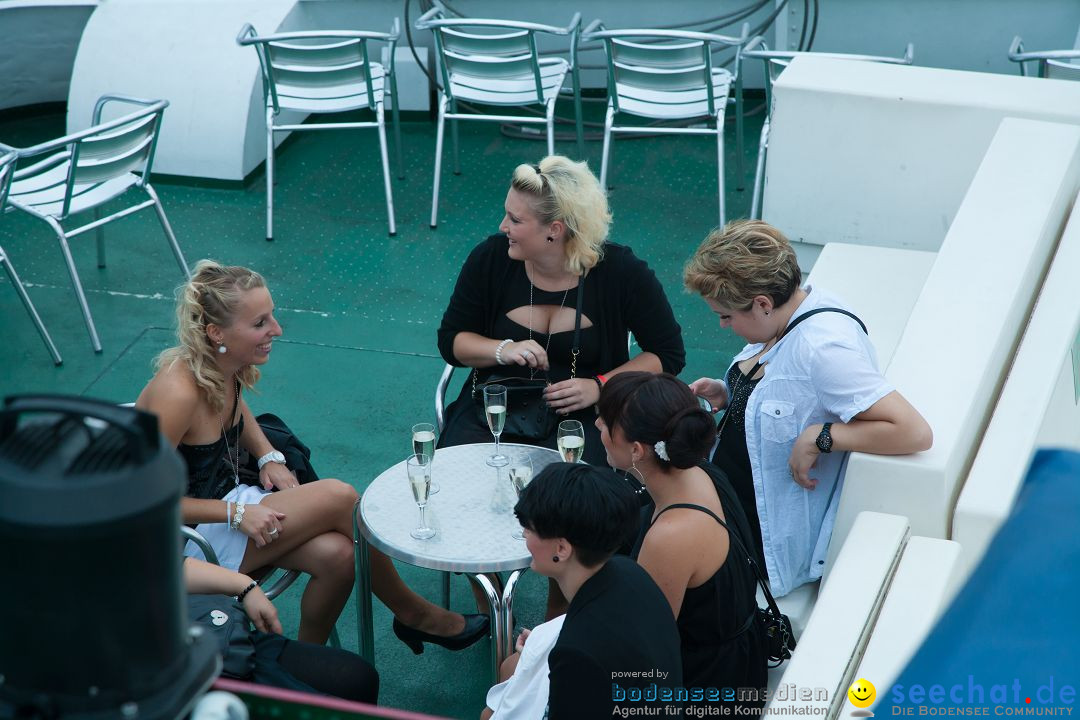 BLACK AND WHITE - Partyschiff: Friedrichshafen am Bodensee, 31.08.2013