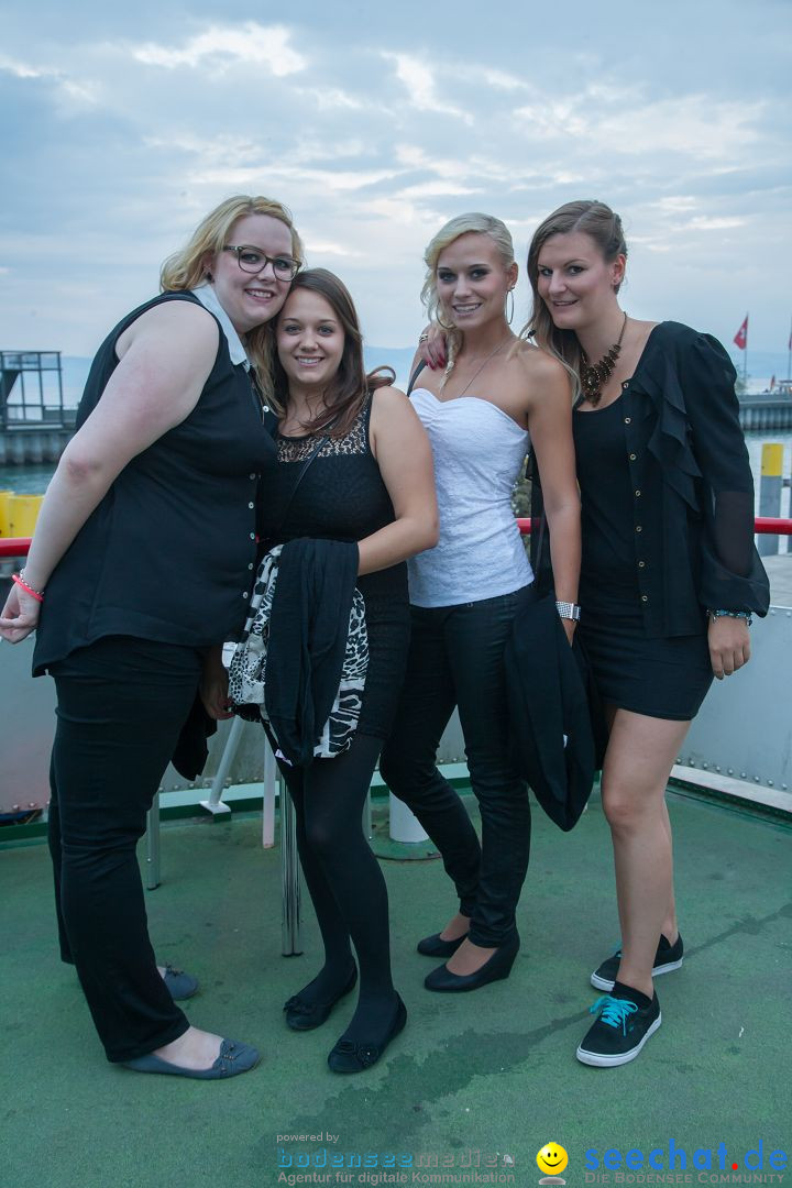 BLACK AND WHITE - Partyschiff: Friedrichshafen am Bodensee, 31.08.2013