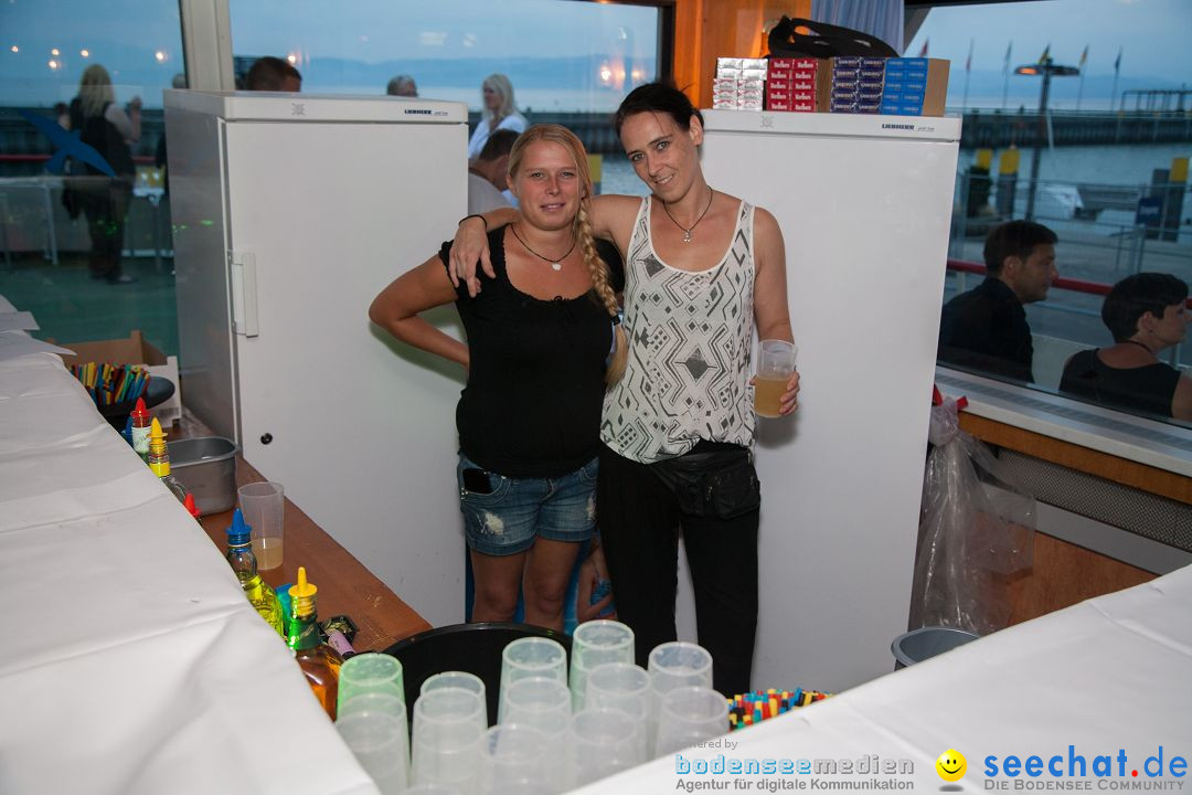 BLACK AND WHITE - Partyschiff: Friedrichshafen am Bodensee, 31.08.2013