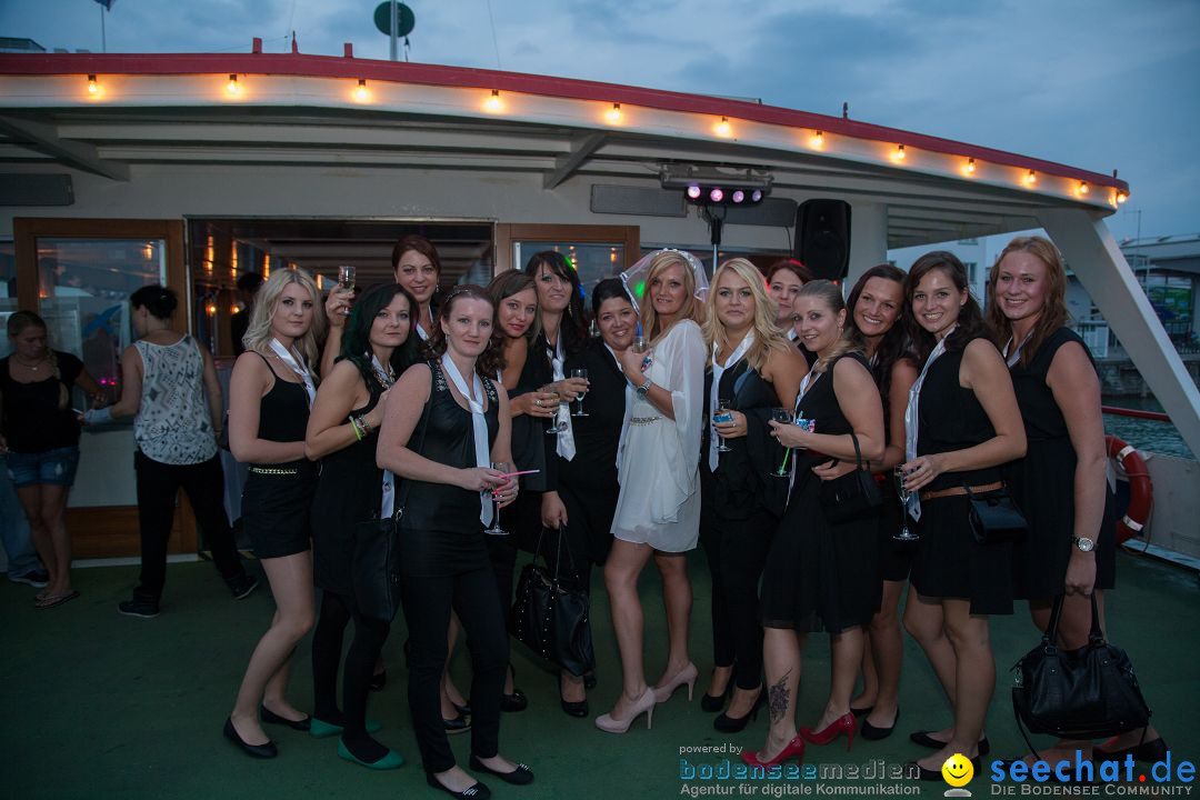 BLACK AND WHITE - Partyschiff: Friedrichshafen am Bodensee, 31.08.2013