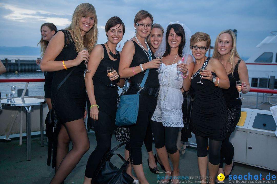 BLACK AND WHITE - Partyschiff: Friedrichshafen am Bodensee, 31.08.2013