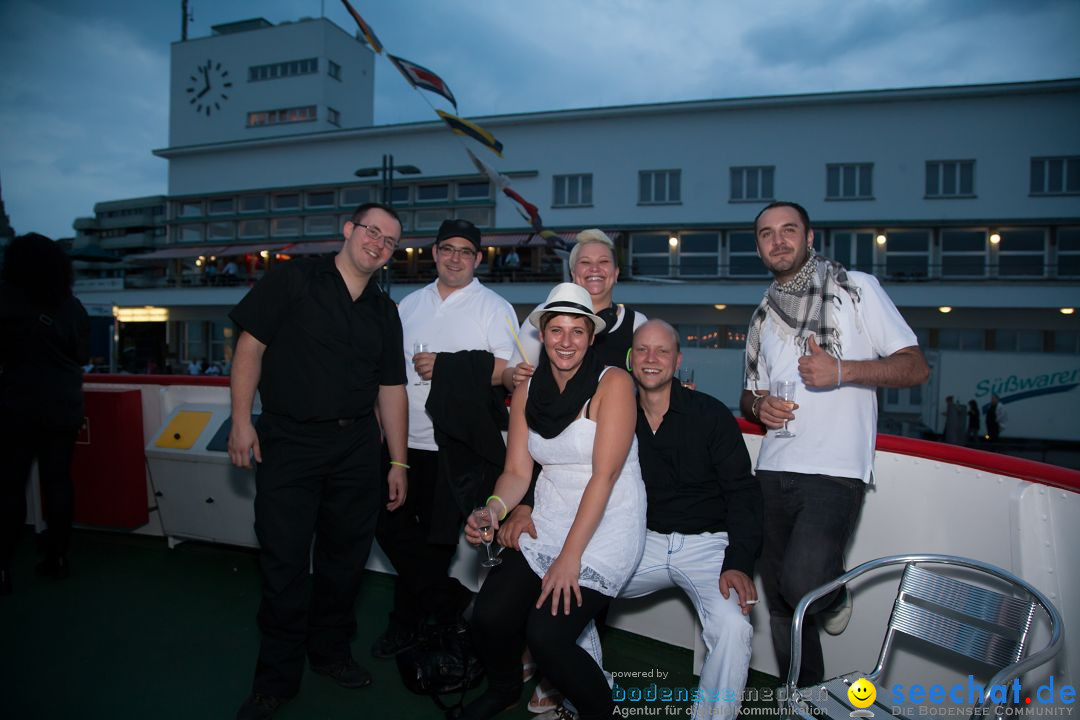 BLACK AND WHITE - Partyschiff: Friedrichshafen am Bodensee, 31.08.2013