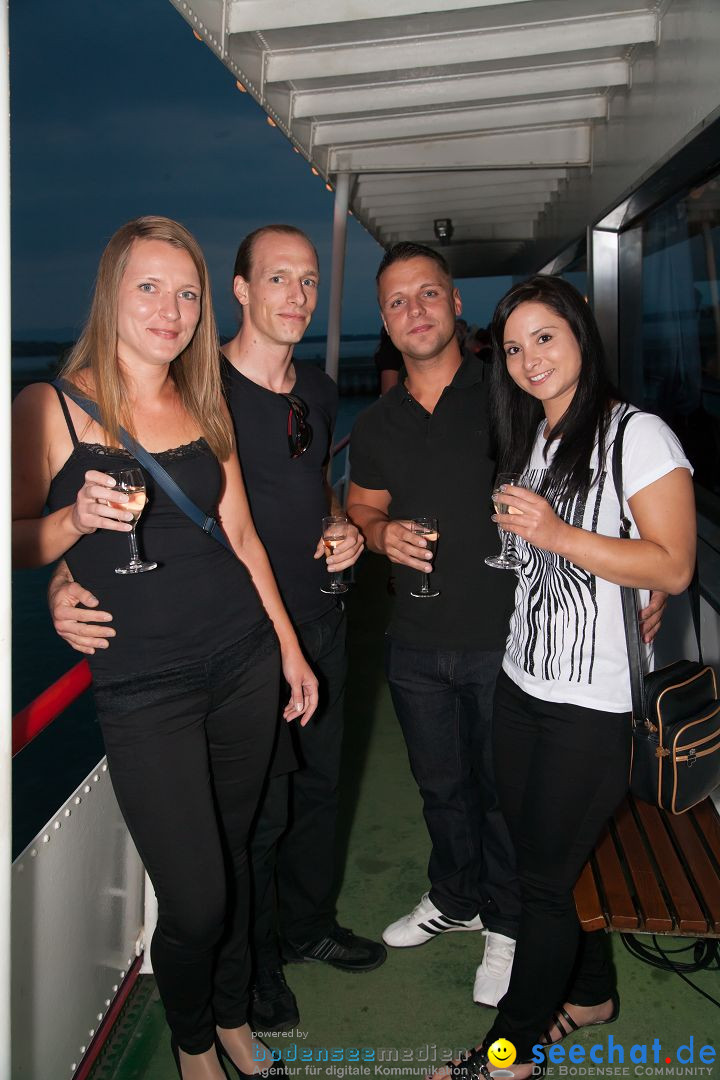 BLACK AND WHITE - Partyschiff: Friedrichshafen am Bodensee, 31.08.2013