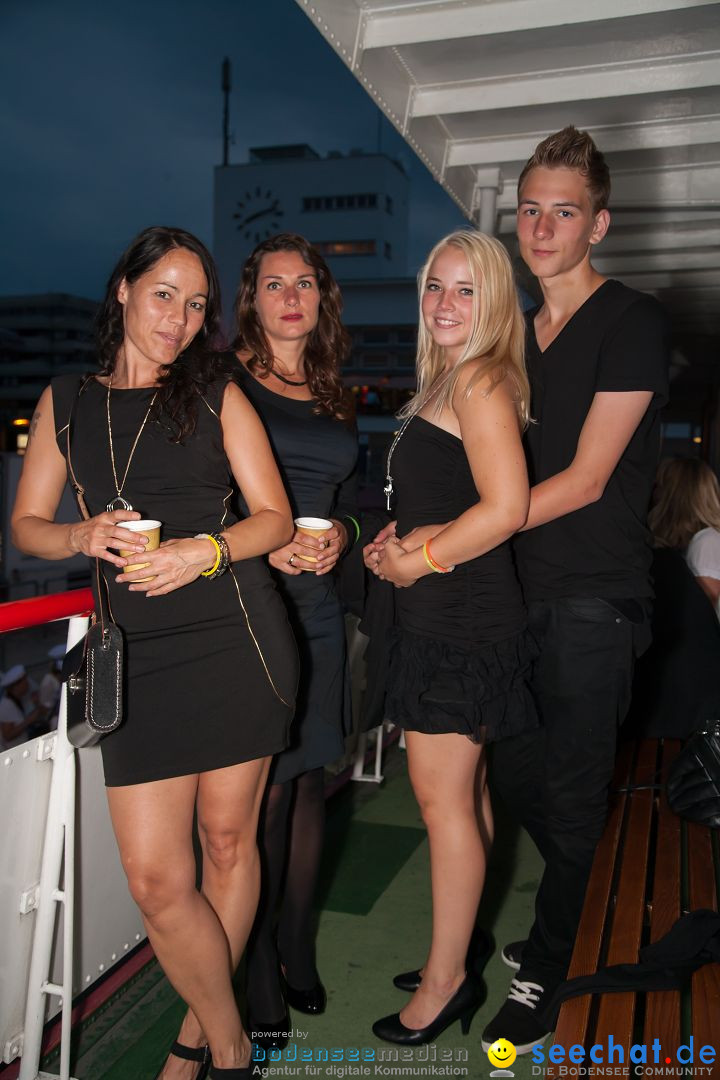 BLACK AND WHITE - Partyschiff: Friedrichshafen am Bodensee, 31.08.2013