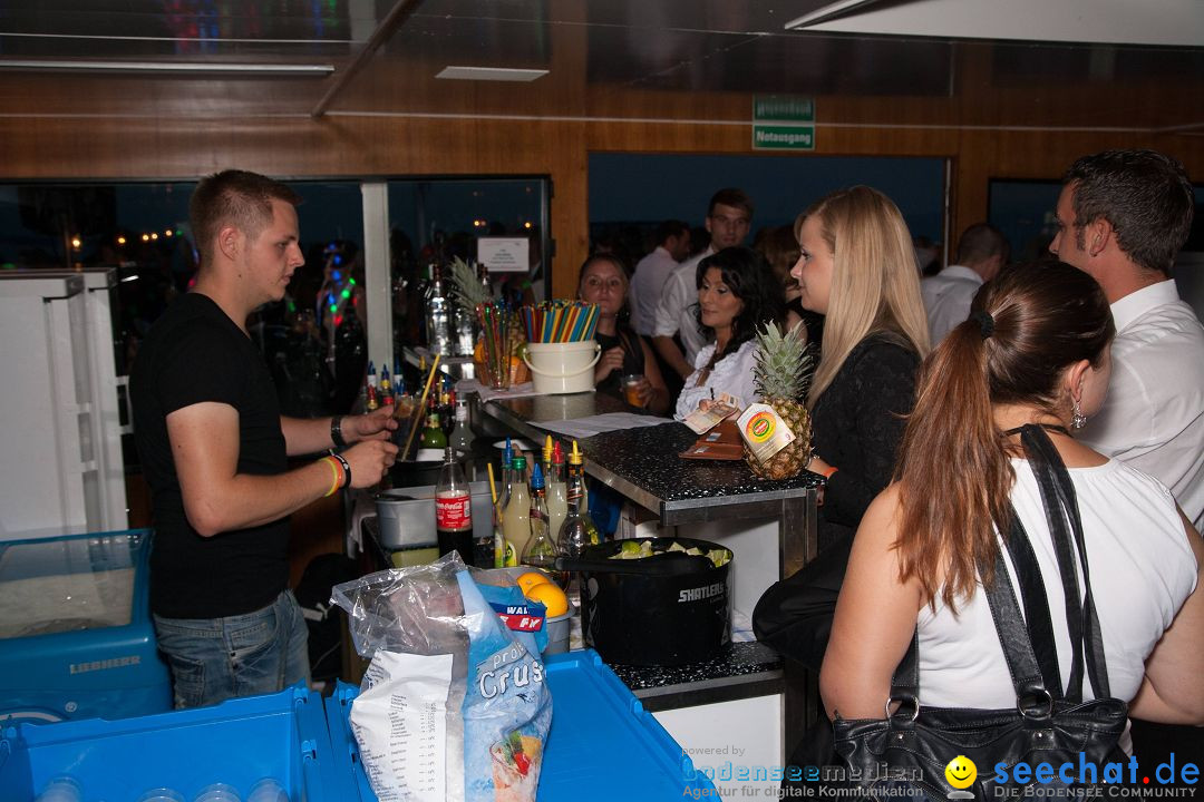 BLACK AND WHITE - Partyschiff: Friedrichshafen am Bodensee, 31.08.2013