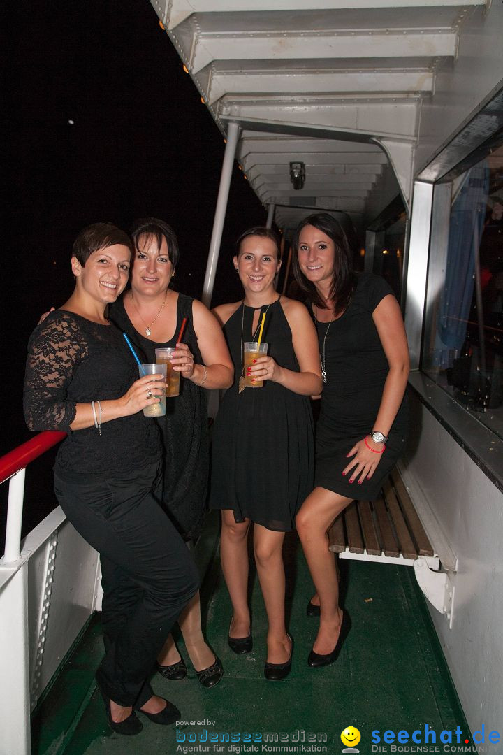 BLACK AND WHITE - Partyschiff: Friedrichshafen am Bodensee, 31.08.2013