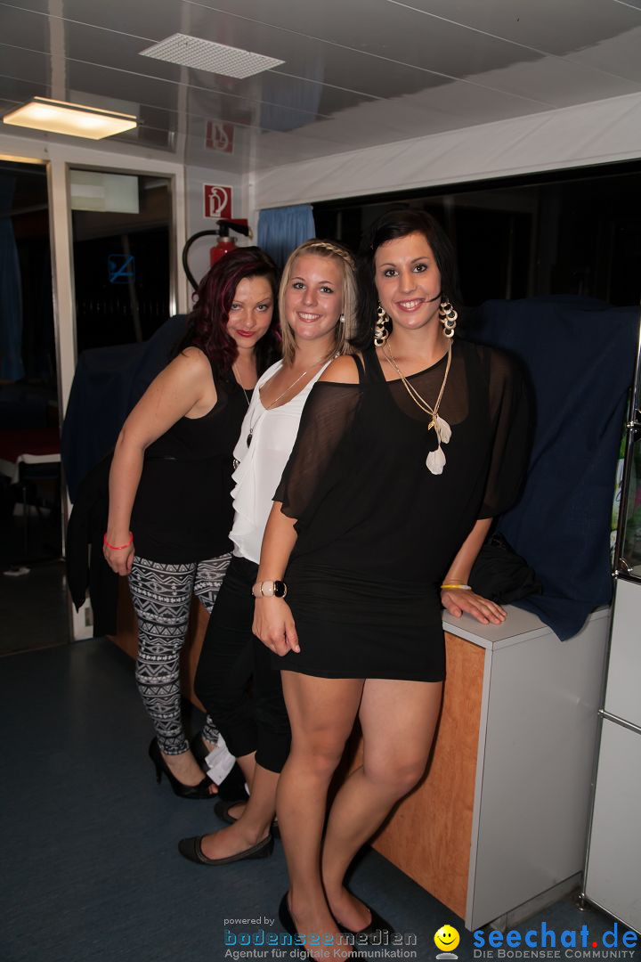 BLACK AND WHITE - Partyschiff: Friedrichshafen am Bodensee, 31.08.2013