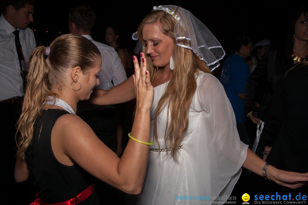 BLACK AND WHITE - Partyschiff: Friedrichshafen am Bodensee, 31.08.2013