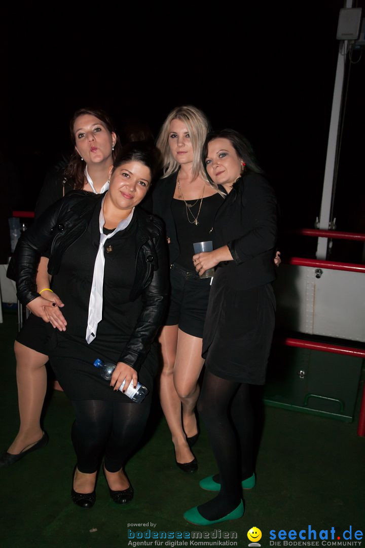 BLACK AND WHITE - Partyschiff: Friedrichshafen am Bodensee, 31.08.2013