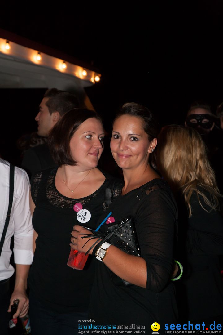 BLACK AND WHITE - Partyschiff: Friedrichshafen am Bodensee, 31.08.2013