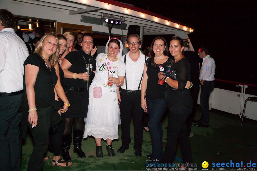 BLACK AND WHITE - Partyschiff: Friedrichshafen am Bodensee, 31.08.2013