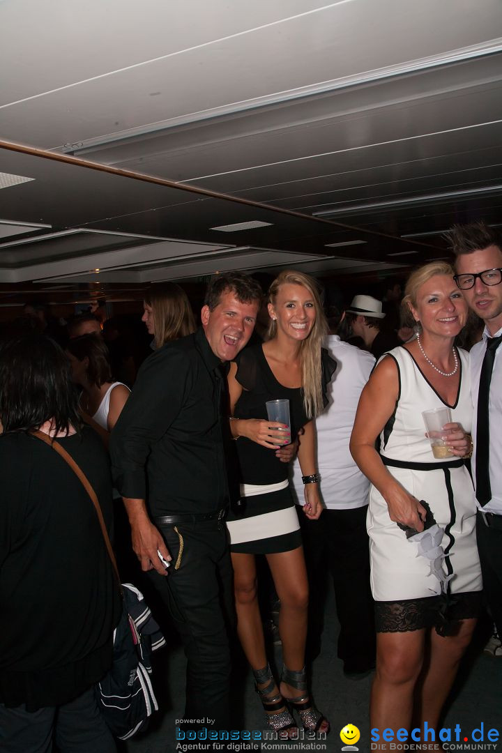 BLACK AND WHITE - Partyschiff: Friedrichshafen am Bodensee, 31.08.2013