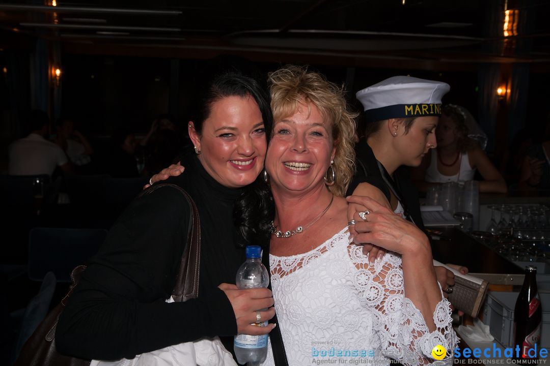 BLACK AND WHITE - Partyschiff: Friedrichshafen am Bodensee, 31.08.2013