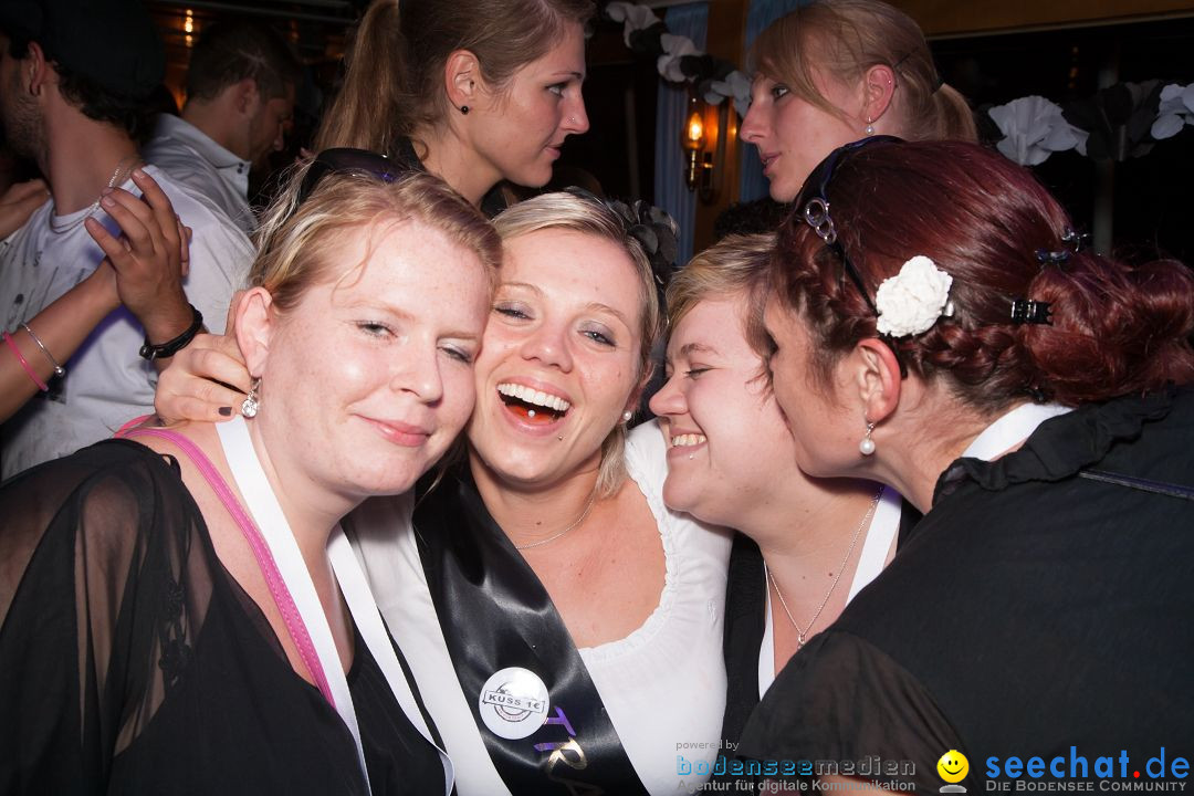 BLACK AND WHITE - Partyschiff: Friedrichshafen am Bodensee, 31.08.2013