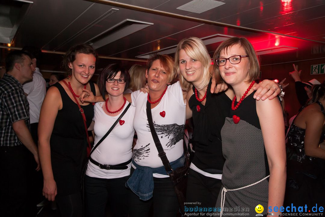 BLACK AND WHITE - Partyschiff: Friedrichshafen am Bodensee, 31.08.2013